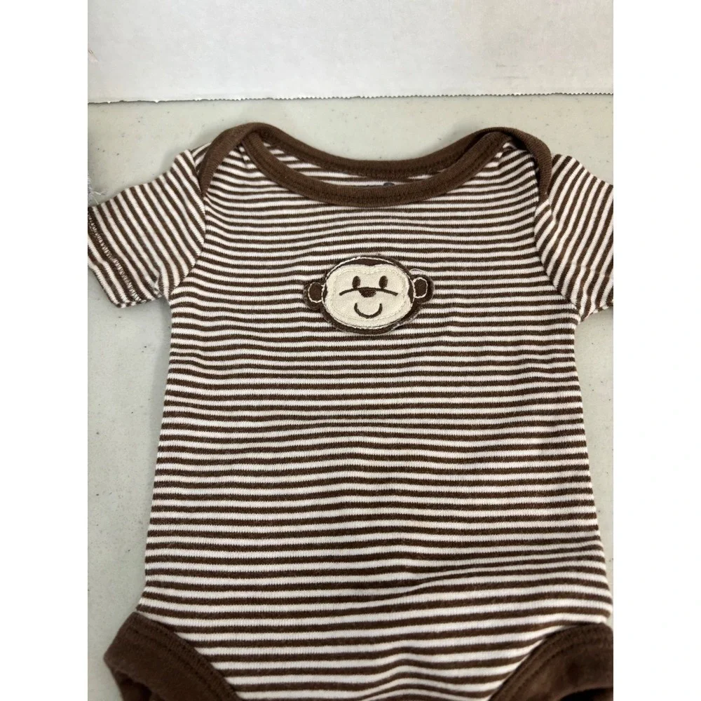 Gerber Cloud Island Bass Pro Shops Baby Bodysuit Lot 5pc Newborn‎ NB